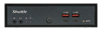 Shuttle Slim AI PC DN11H5 Intel Core Ultra 5 125H, Intel Arc graphics, 2xHDMI, 2x DP, 4x 2.5Gbit LAN, VESA, 24/7 Dauerbetrieb