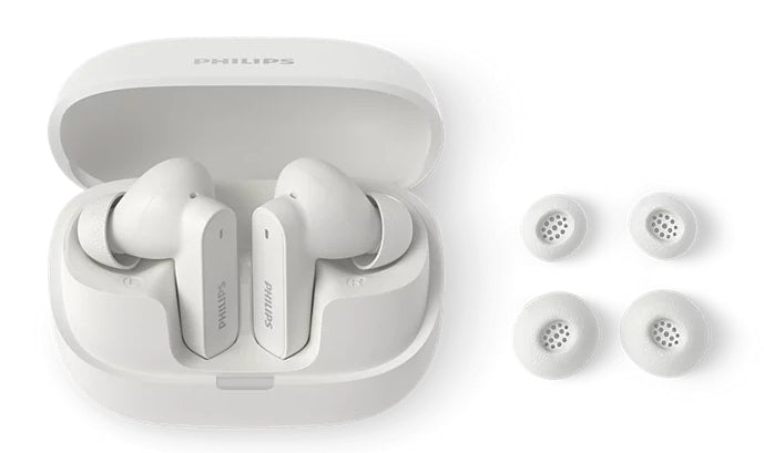 Philips TAT3000WT/00 Écouteurs intra-auriculaires et casque True Wireless Stereo (TWS) Appels/Musique USB Type-C Bluetooth Blanc