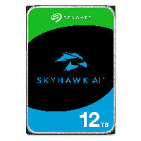 Disque dur SEAGATE Surveillance Video Optimisé AI Skyhawk 12 To SATA 6Gb/s 512 Mo de cache 3,5 pouces CMR Hélium