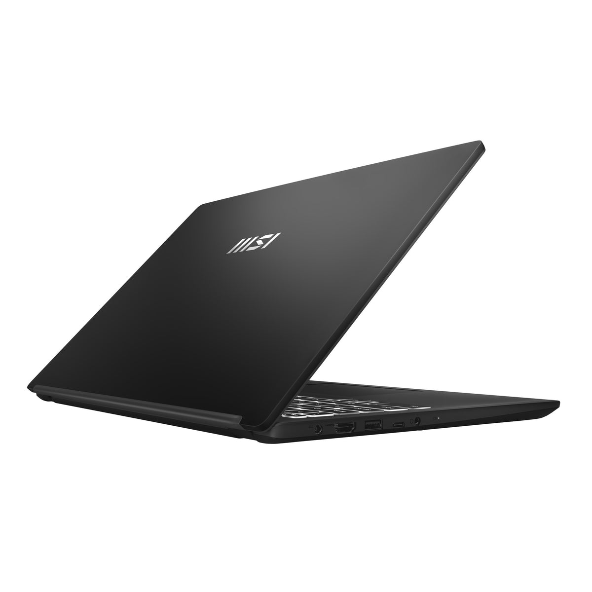 MSI Modern 15 H AI C2HMG-288FRNN Intel Core Ultra 5 225H Laptop 39,6 cm (15.6") Full HD 16 GB DDR5-SDRAM 512 GB SSD Wi-Fi 6E (802.11ax) Windows 11 Pro Schwarz AZERTY Französisch