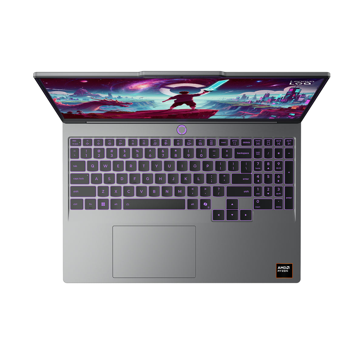 Lenovo LOQ 15AHP11 AMD Ryzen™ 7 250 Laptop 38,9 cm (15.3") WUXGA 16 GB DDR5-SDRAM 1 TB SSD NVIDIA GeForce RTX 5070 Wi-Fi 6 (802.11ax) Windows 11 Home Grau Deutsch