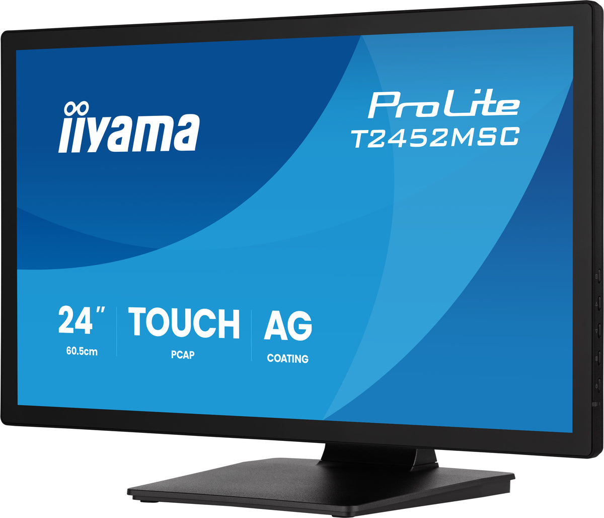 iiyama ProLite T2452MSC-B2AG Computerbildschirm 61 cm (24") 1920 x 1080 Pixel Full HD LED Touchscreen Schwarz