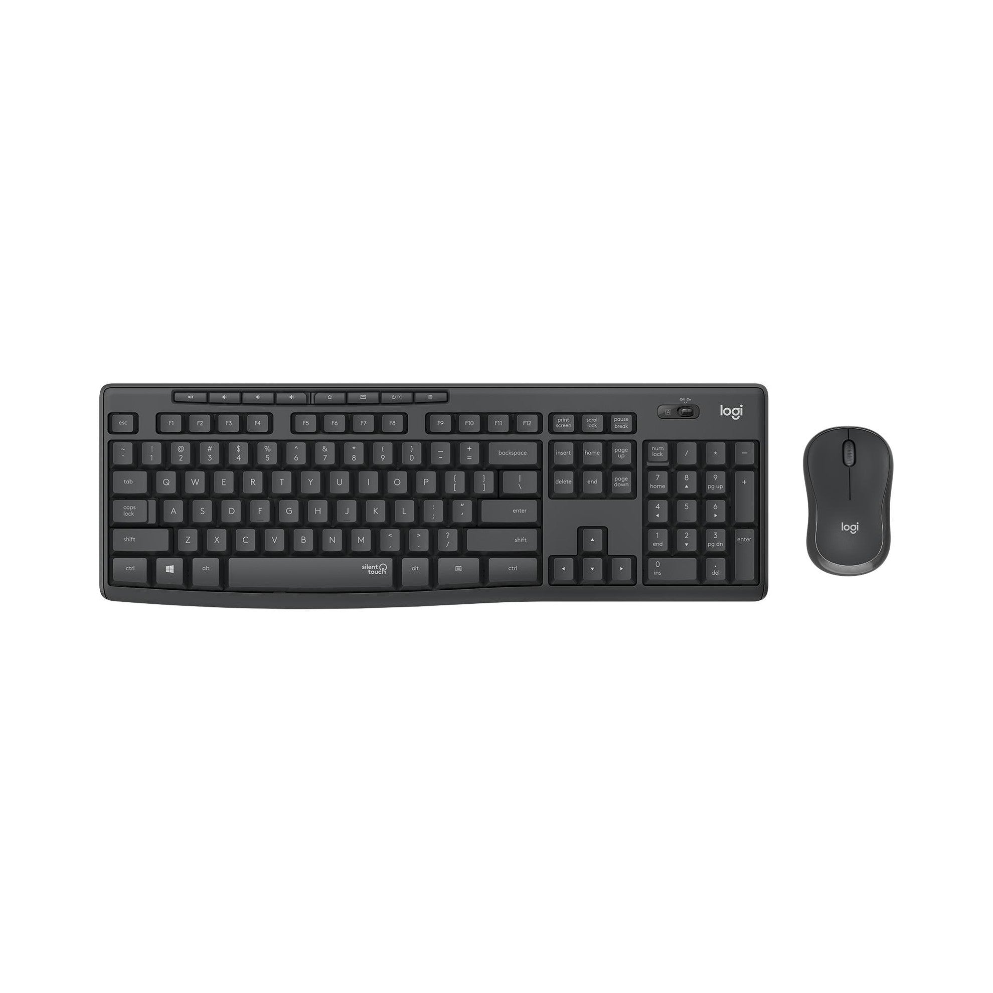 Logitech MK295 silent Desktop graphite