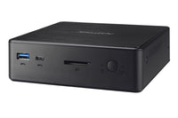 Shuttle Nano PC NC10U5 , Intel i5-8265U, 1x HDMI, 1x DP, 1x 2.5" bay, 1x M.2, 1x LAN, 1x COM, Wifi, 24/7 Dauerbetrieb, inkl. VESA & Stand