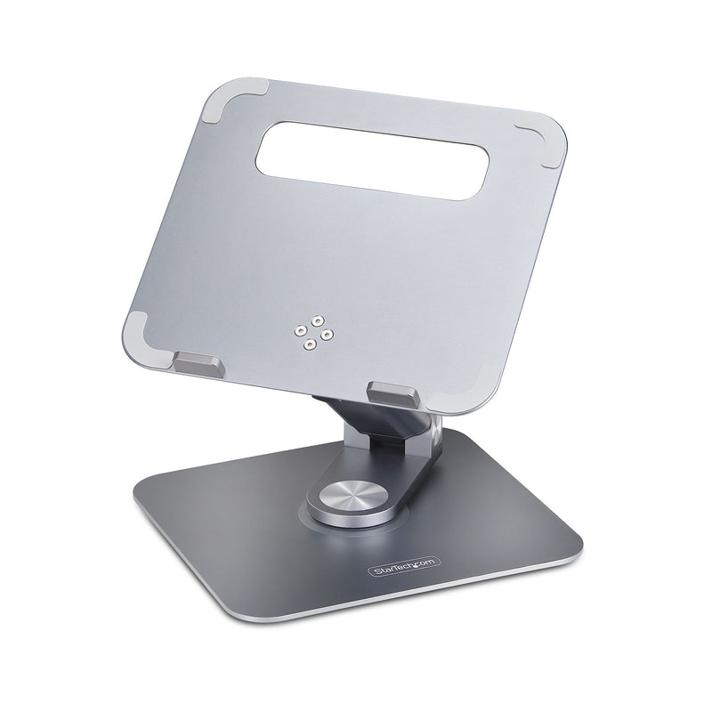 StarTech.com Ergonomischer Höhenverstellbarer Laptopständer, Dreh-Neigbarer Computerständer, Tragbare Laptophalterung-Notebookständer, bis 5kg, Aluminium Konstruktion
