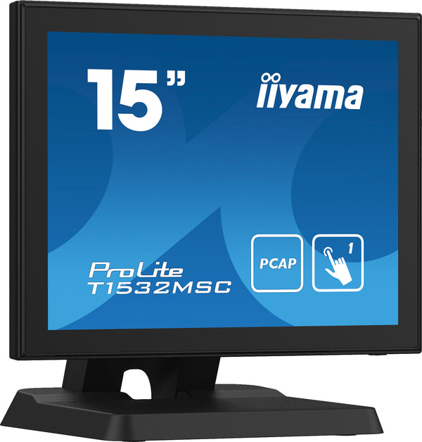 iiyama T1532MSC-B5X Computerbildschirm 38,1 cm (15") 1024 x 768 Pixel XGA LED Touchscreen Schwarz