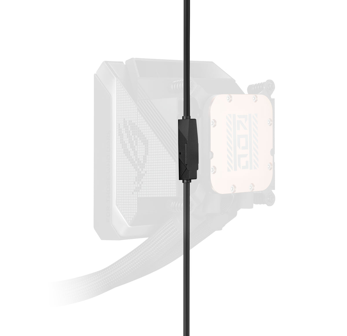 ASUS ROG Strix LC IV 360 ARGB LCD Prozessor Flüssigkeitskühlung 12 cm Schwarz