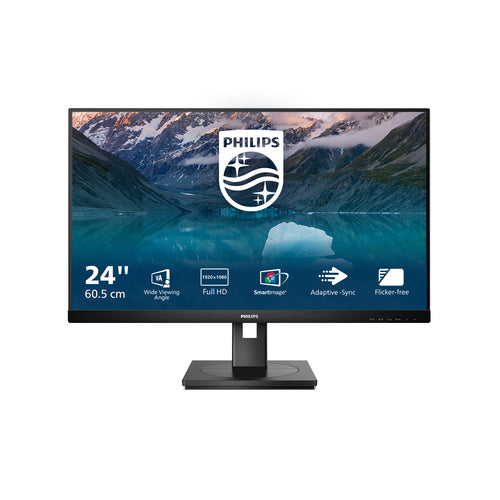 Philips S Line 242S9JML/00 Computerbildschirm 61 cm (24") 1920 x 1080 Pixel Full HD LCD Schwarz