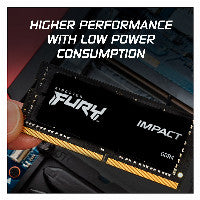 SO KINGSTON 16GB 3200MHz DDR4 CL20 SODIMM FURY Impact