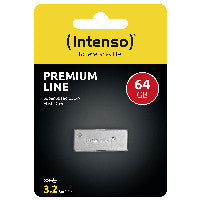 Intenso Premium Line USB-Stick 64 GB USB Typ-A 3.2 Gen 1 (3.1 Gen 1) Silber