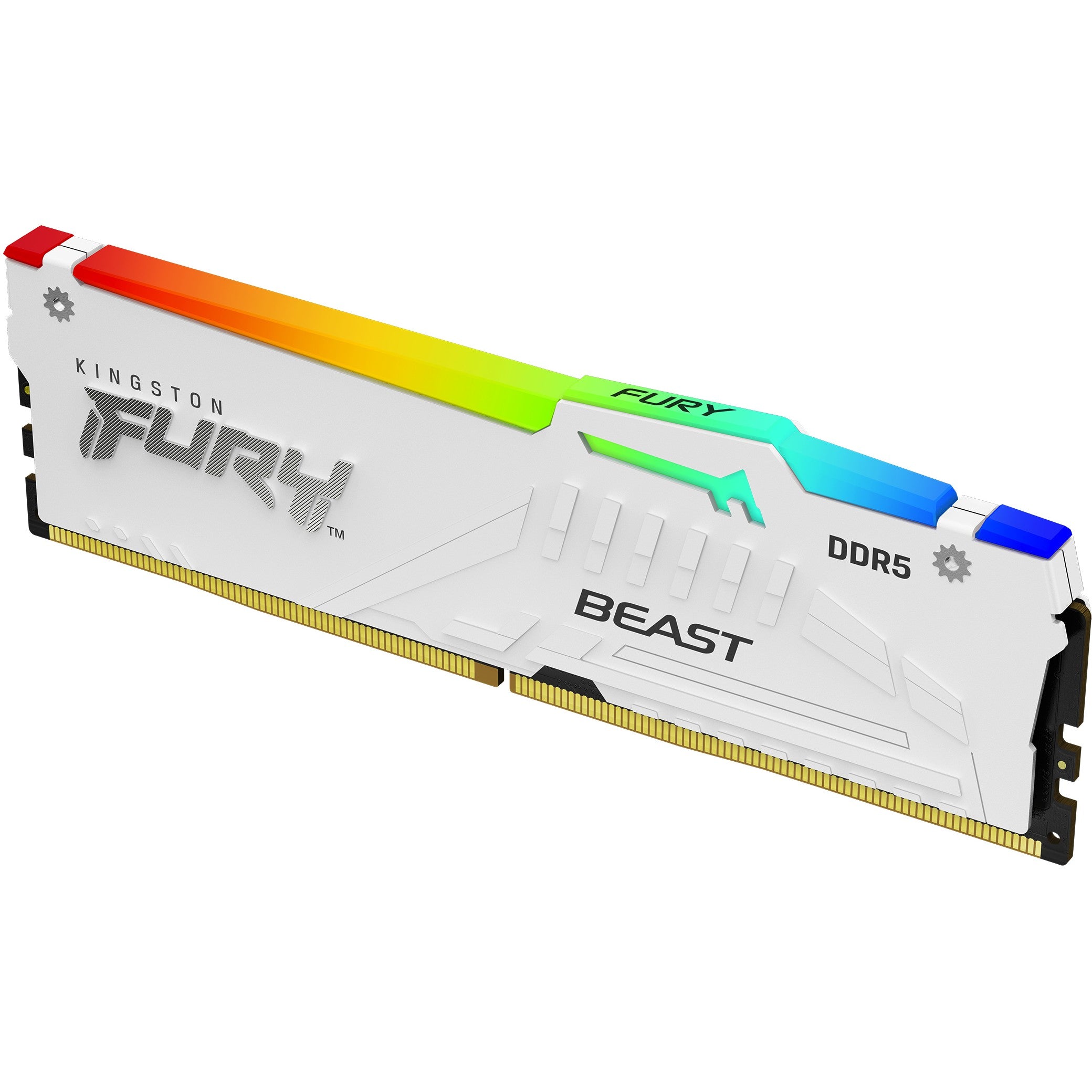 KINGSTON FURY Beast 32GB DIMM 5200MT/s DDR5 CL36 Kit of 2 White RGB EXPO
