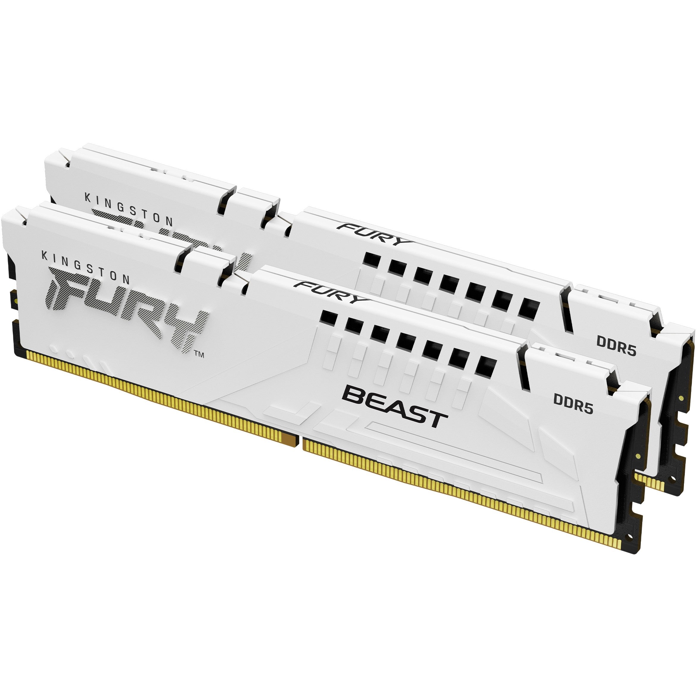 KINGSTON FURY Beast 32GB DIMM DDR5 5200MT/s DDR5 CL40 Kit of 2 White XMP