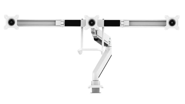 Neomounts NM-D775DX3WHITE Flachbildschirm-Tischhalterung 68,6 cm (27") Tisch/Bank Weiß