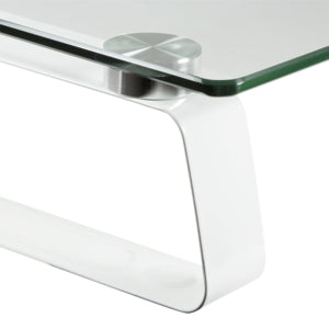 LogiLink BP0027 Flachbildschirm-Tischhalterung 81,3 cm (32") Tisch/Bank Metallisch, Transparent