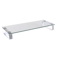 LogiLink BP0027 Flachbildschirm-Tischhalterung 81,3 cm (32") Tisch/Bank Metallisch, Transparent