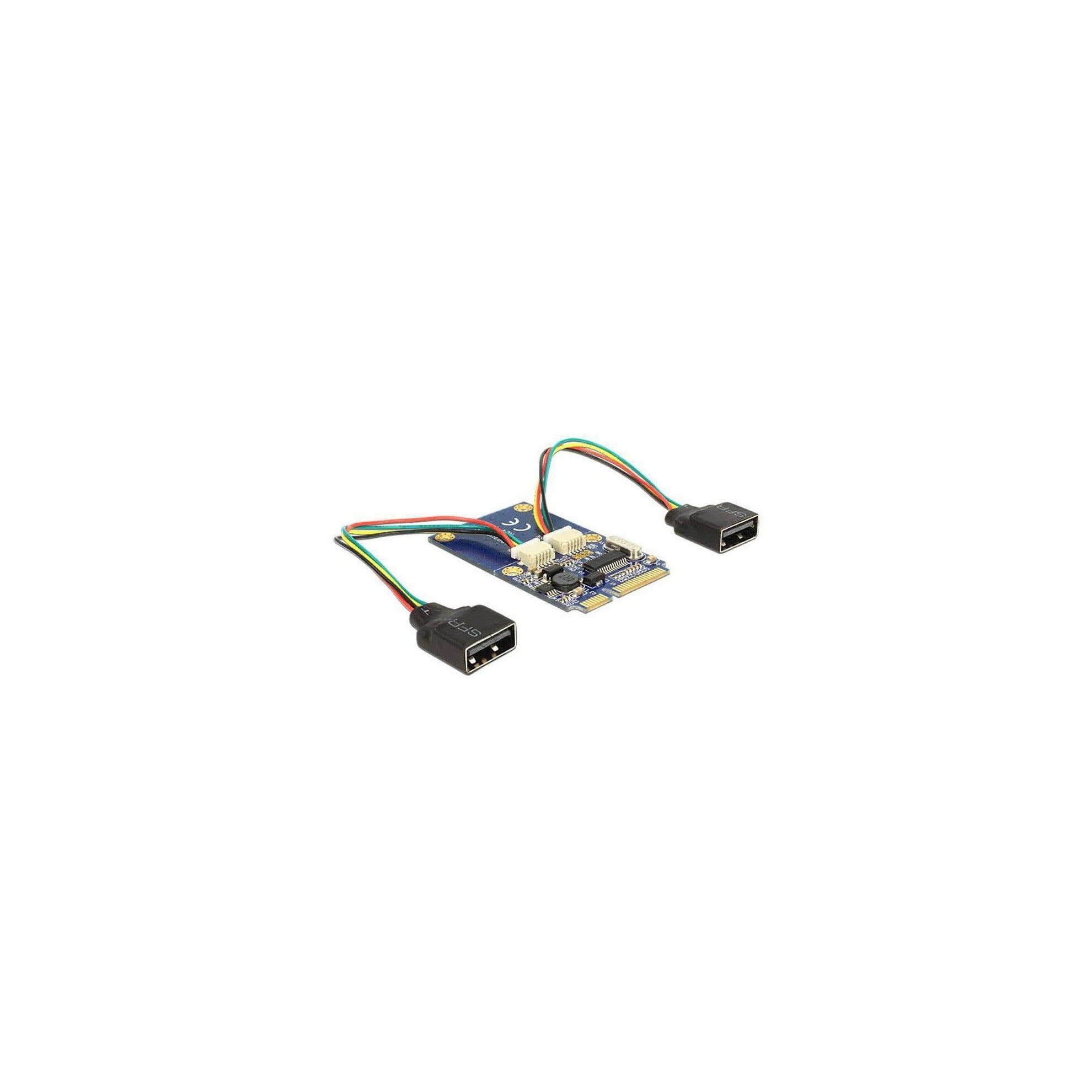 Delock Mini-PCI-Express zu 2x USB Adapter