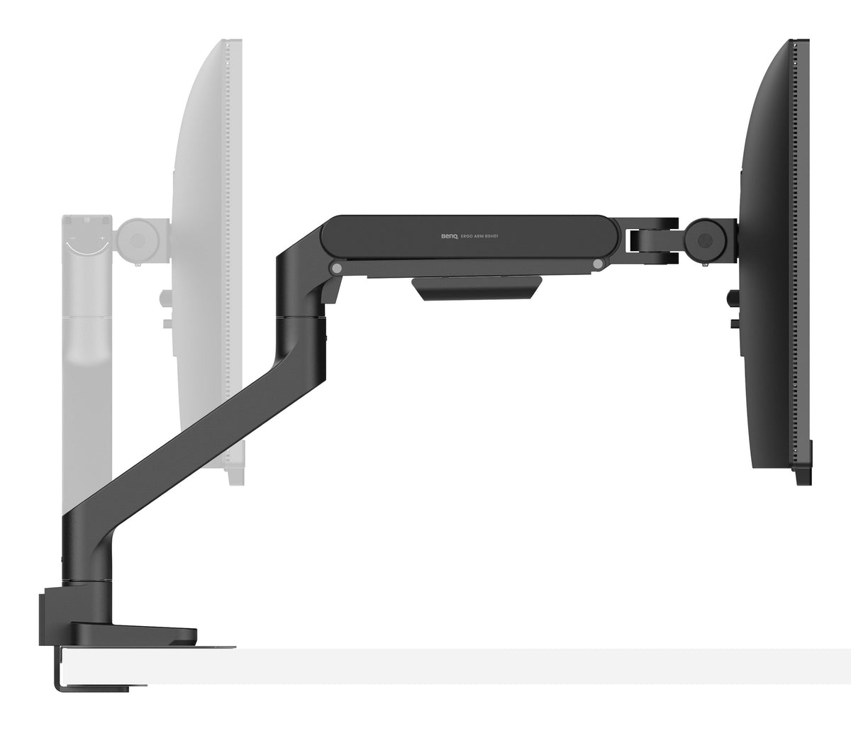 BenQ Ergo Arm BSH01 114,3 cm (45") Tisch/Bank Schwarz