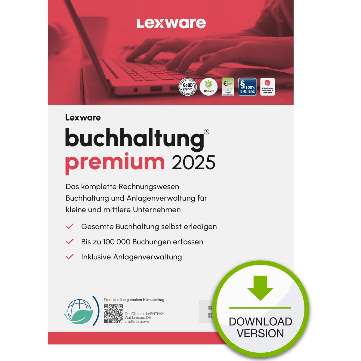 Lexware Buchhaltung Premium 2025 - 1 Device. 1 Year - ESD-DownloadESD