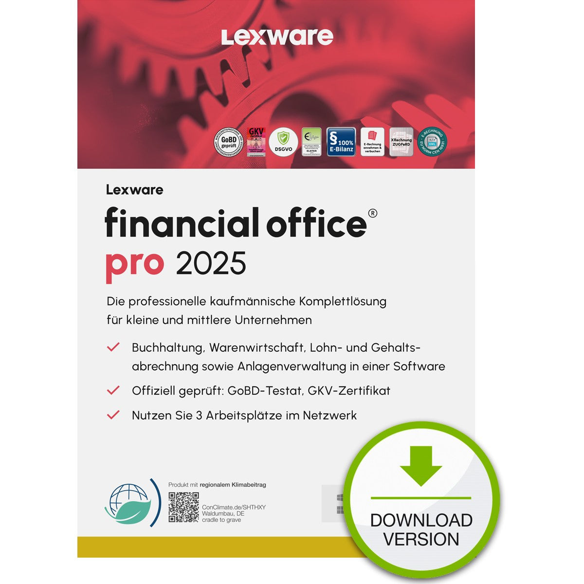 Lexware Financial Office Pro 2025 - 3 Devices. 1 Year - ESD-DownloadESD