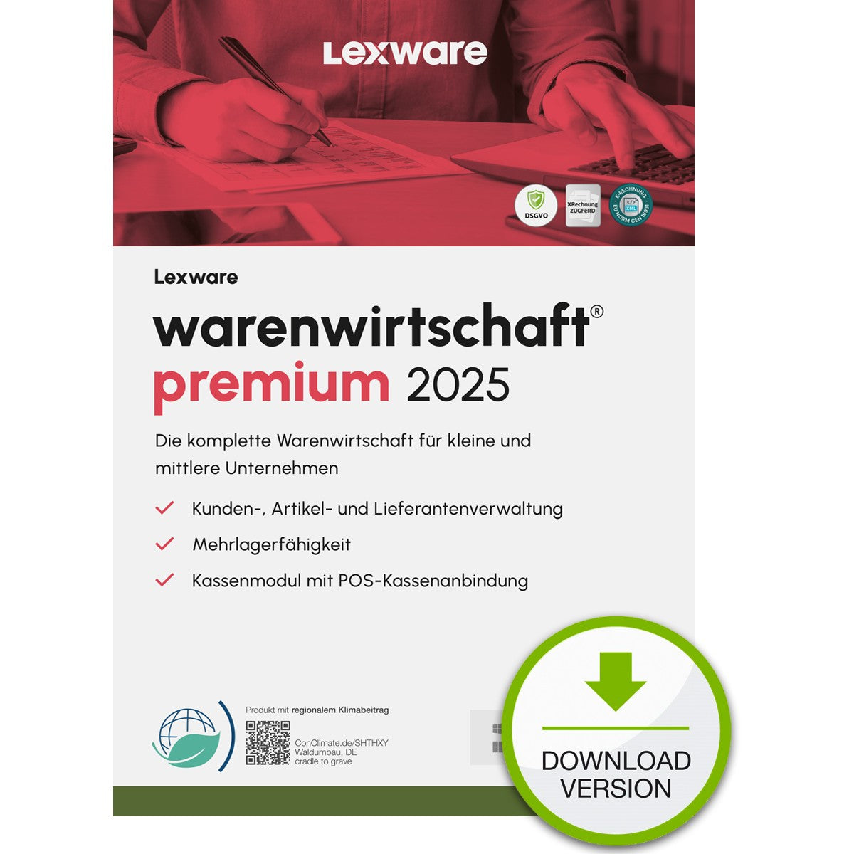 Lexware Warenwirtschaft Premium 2025 - 5 Devices. 1 Year - ESD-DownloadESD