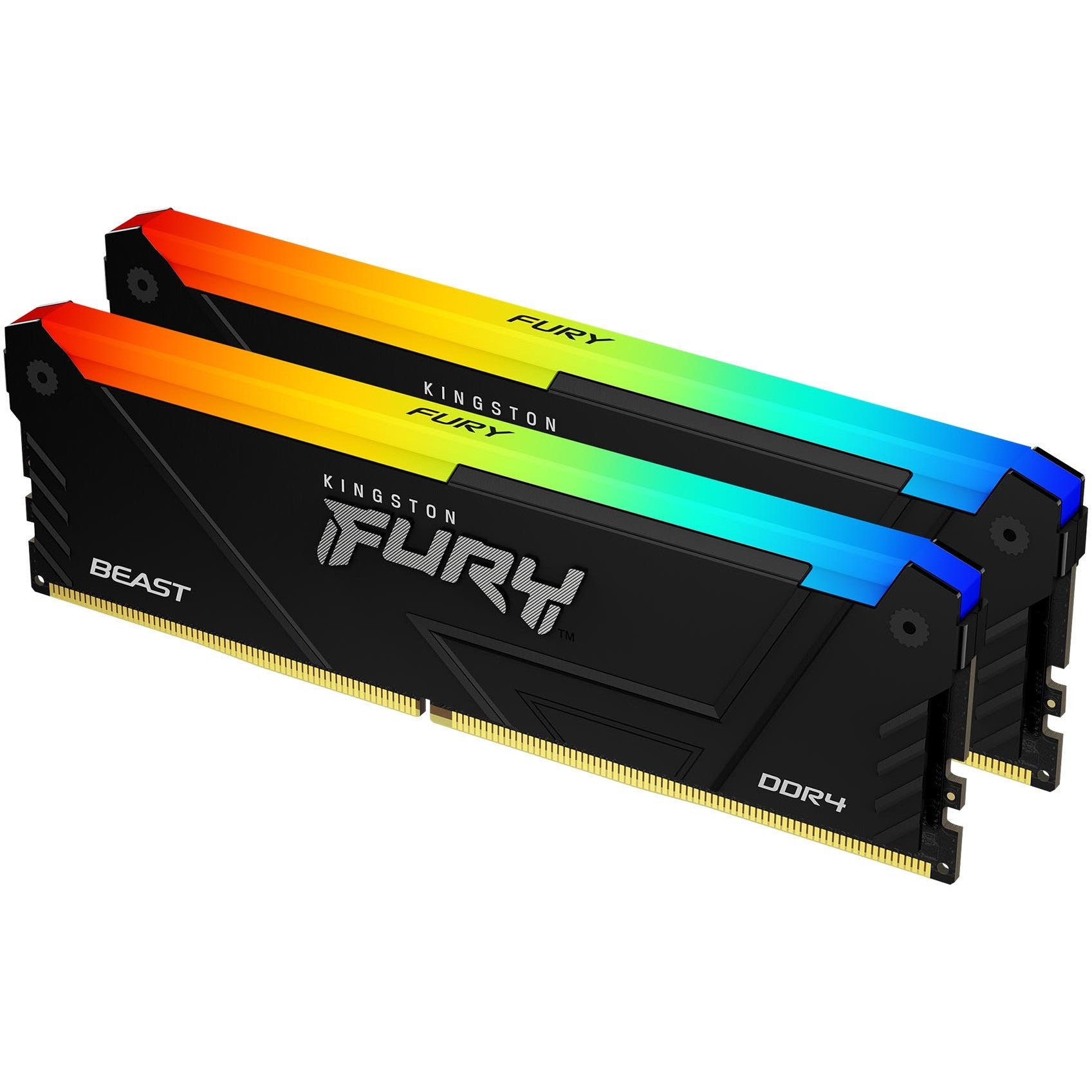 KINGSTON 64GB 3200MT/s DDR4 CL16 DIMM Kit of 2 FURY Beast RGB