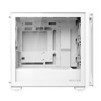 ASUS A23 PLUS TG ARGB WHITE Micro Tower Weiß