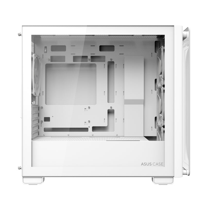 ASUS A23 PLUS TG ARGB WHITE Micro Tower Weiß