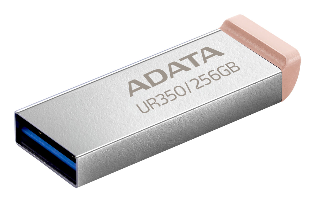 ADATA UR350 USB-Stick 256 GB USB Typ-A 3.2 Gen 1 (3.1 Gen 1) Braun, Edelstahl