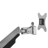 StarTech.com Tisch Monitorhalterung - Ergonomischer VESA Monitorarm - Bildschirm bis 32" und 9 kg - voll beweglich, höhenverstellbar, schwenkbar - Aluminium - C-Klemme/Durchführung - Silber
