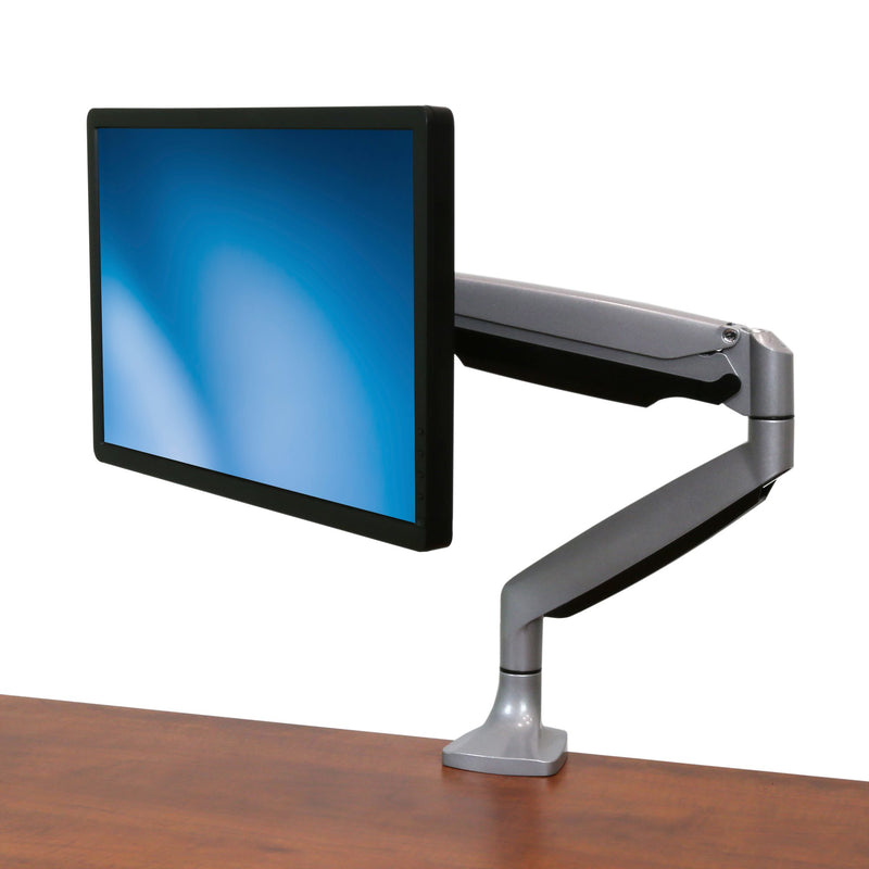 StarTech.com Tisch Monitorhalterung - Ergonomischer VESA Monitorarm - Bildschirm bis 32" und 9 kg - voll beweglich, höhenverstellbar, schwenkbar - Aluminium - C-Klemme/Durchführung - Silber