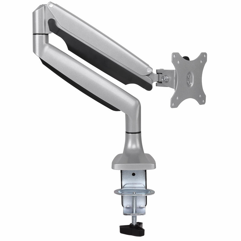 StarTech.com Tisch Monitorhalterung - Ergonomischer VESA Monitorarm - Bildschirm bis 32" und 9 kg - voll beweglich, höhenverstellbar, schwenkbar - Aluminium - C-Klemme/Durchführung - Silber