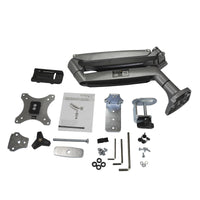StarTech.com Tisch Monitorhalterung - Ergonomischer VESA Monitorarm - Bildschirm bis 32" und 9 kg - voll beweglich, höhenverstellbar, schwenkbar - Aluminium - C-Klemme/Durchführung - Silber