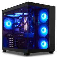 ERAZER Tank X15 (MD 340128) AMD Ryzen™ 7 7800X3D 32 GB DDR5-SDRAM 1 TB SSD NVIDIA GeForce RTX 5060 Ti Windows 11 Home Tower PC Schwarz
