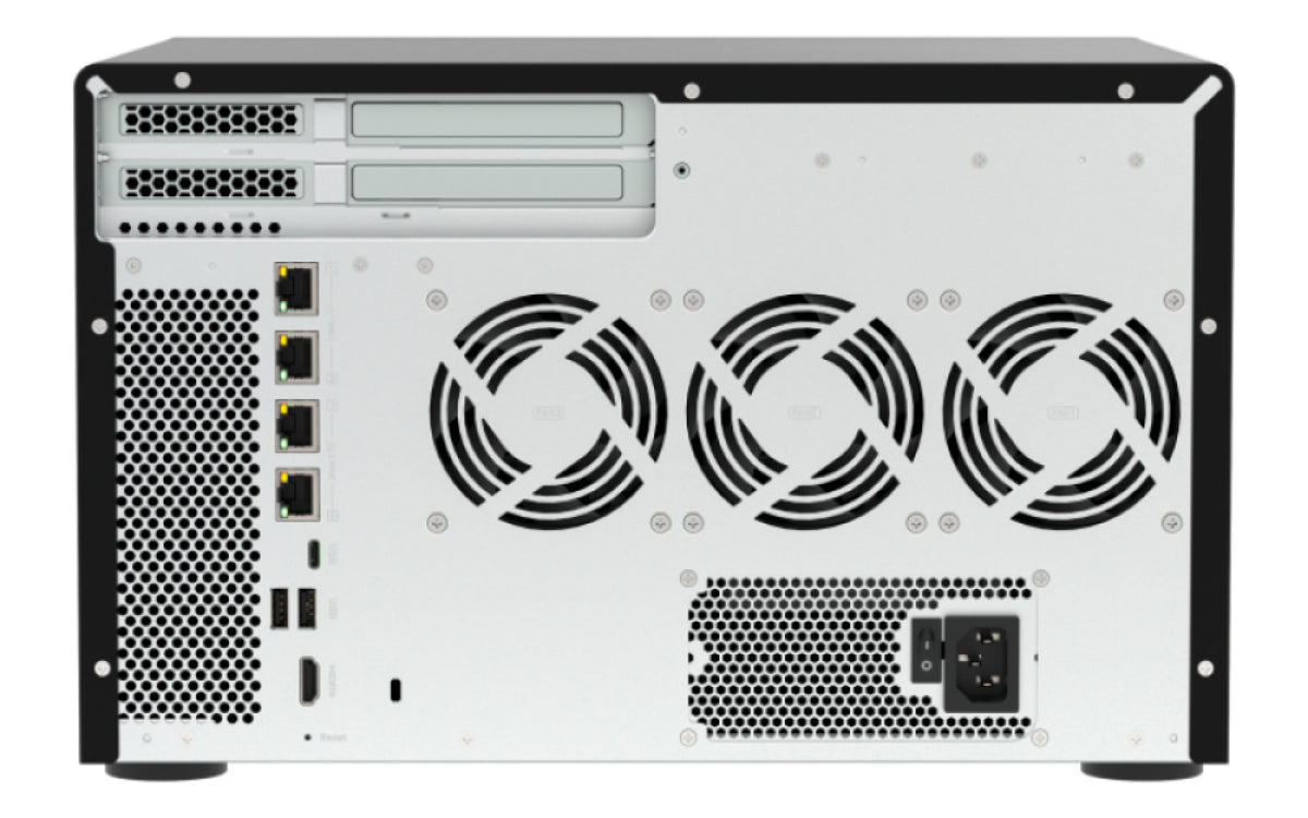 QNAP TVS-H1277AX NAS Tower AMD Ryzen™ 5 16 GB DDR5 QNAP QTS Schwarz