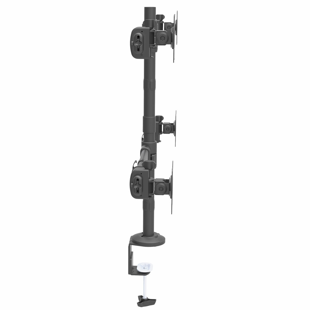 StarTech.com Tisch Monitorhalterung für vier Monitore - Monitorarm für 4 VESA Monitore(2x2) bis zu 27"(je 8kg) - Gelenkig, höhenverstellbar, Neig/Schwenk/Drehfunktion - Klemme/Durchführung