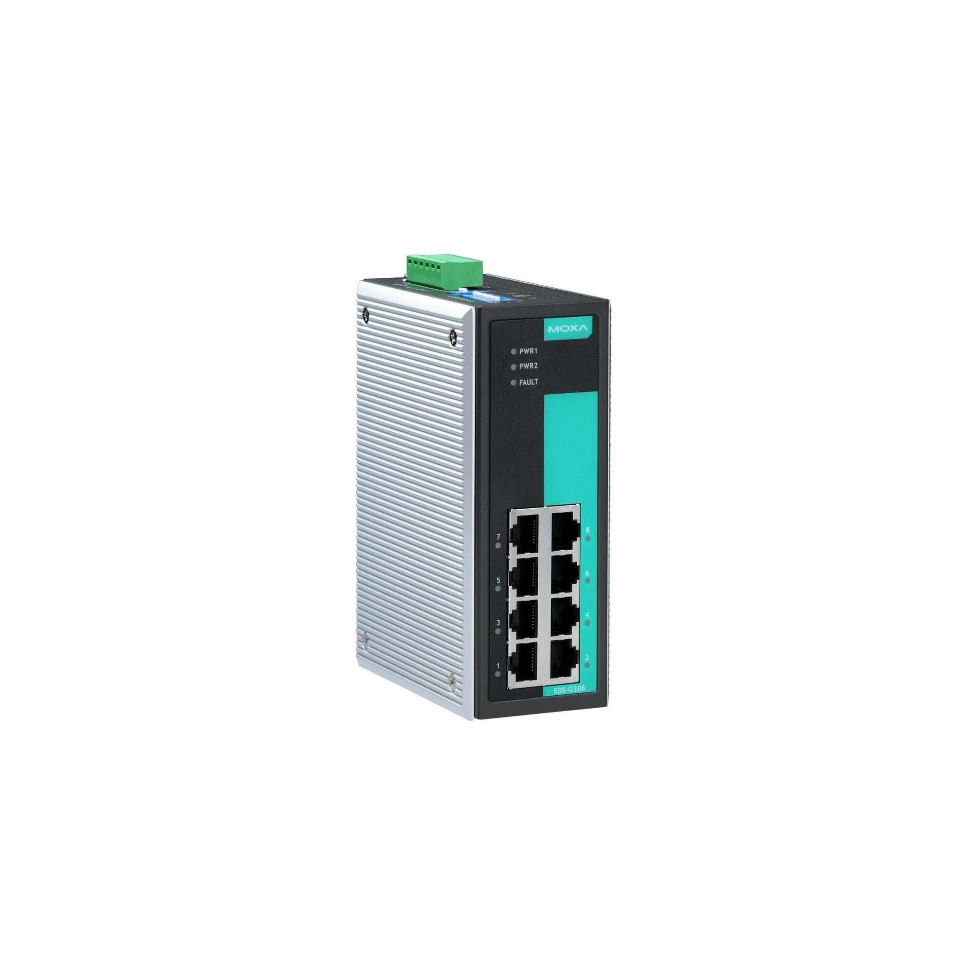 Moxa EDS-G308: 8 Port Switch 1Gbps,