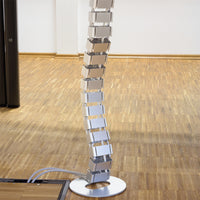 LogiLink KAB0065 Kabel-Organizer Tisch/Bank Kabelrinne Silber 1 Stück(e)
