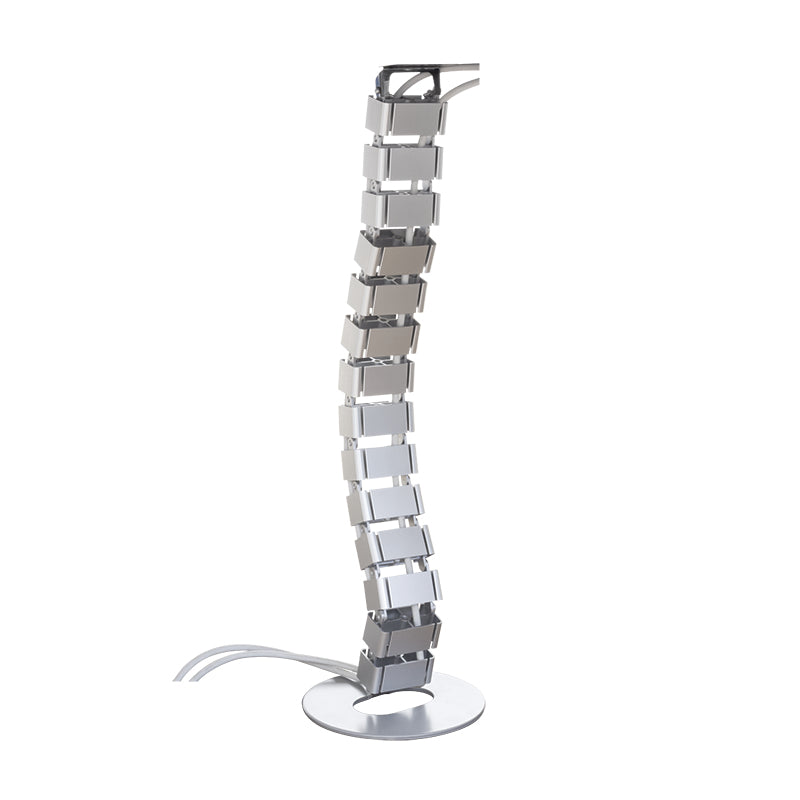 LogiLink KAB0065 Kabel-Organizer Tisch/Bank Kabelrinne Silber 1 Stück(e)
