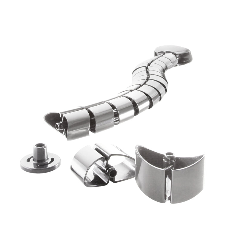 LogiLink KAB0064 Kabel-Organizer Tisch/Bank Kabelrinne Silber 1 Stück(e)