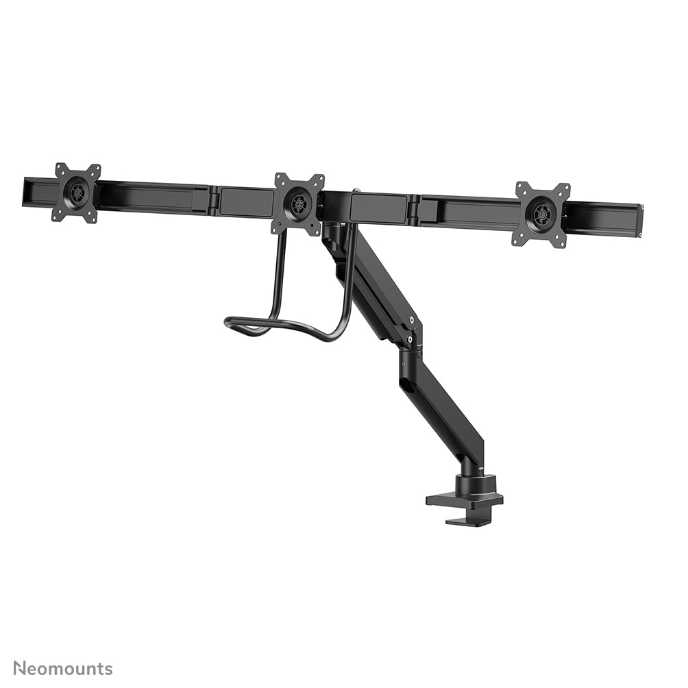 Neomounts NM-D775DX3BLACK Monitorarm 17-27" - Gasfeder - Topfix - 180°-Stopp