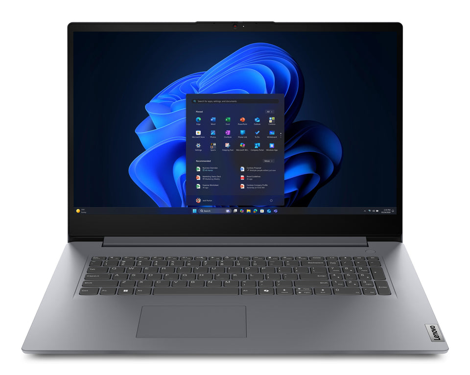 Lenovo V17 G7 IWC Intel Core 7 350 Laptop 43,9 cm (17.3") Full HD 16 GB DDR5-SDRAM 512 GB SSD Wi-Fi 6 (802.11ax) Windows 11 Pro Grau Deutsch