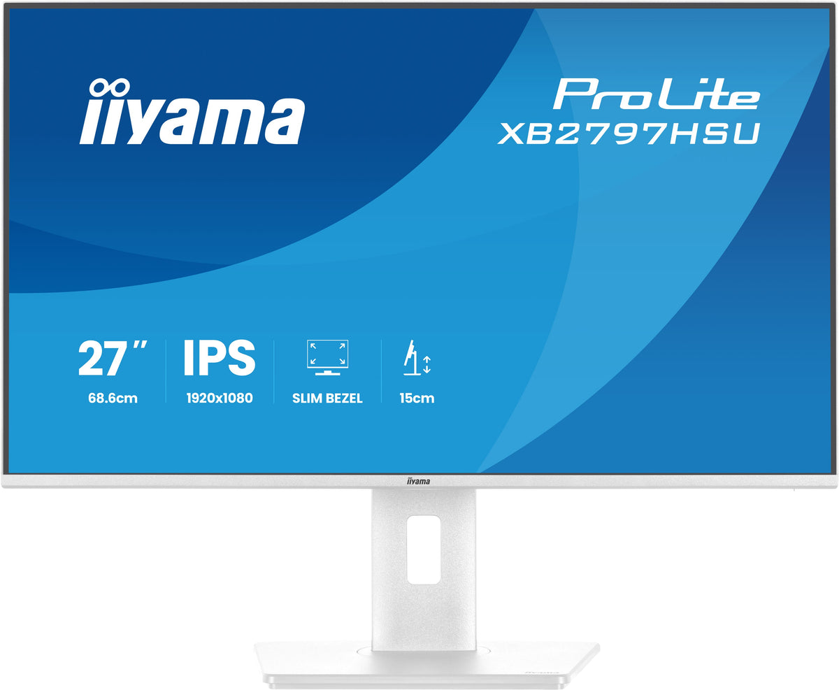 iiyama ProLite XB2797HSU-W1 Computerbildschirm 68,6 cm (27") 1920 x 1080 Pixel Full HD LED Weiß