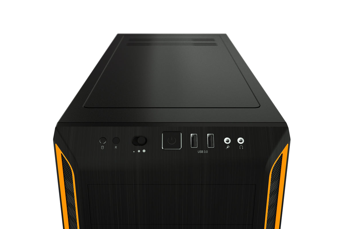 be quiet! Pure Base 600 Window Midi Tower Schwarz, Orange