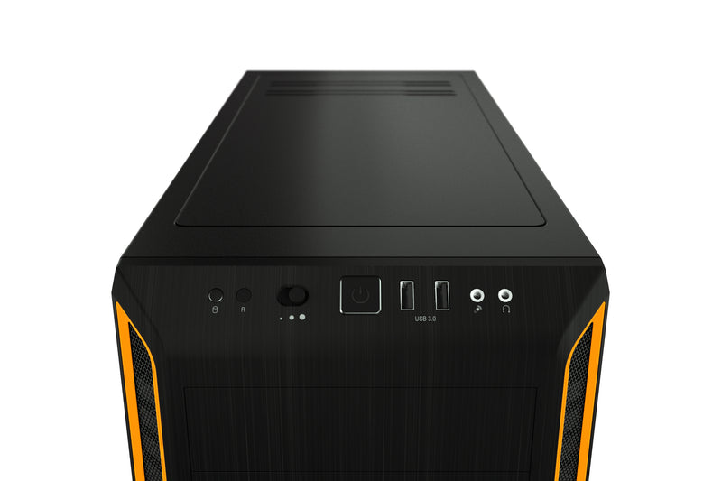 be quiet! Pure Base 600 Window Midi Tower Schwarz, Orange