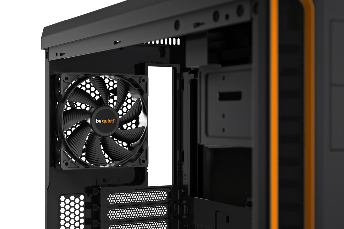 be quiet! Pure Base 600 Window Midi Tower Schwarz, Orange