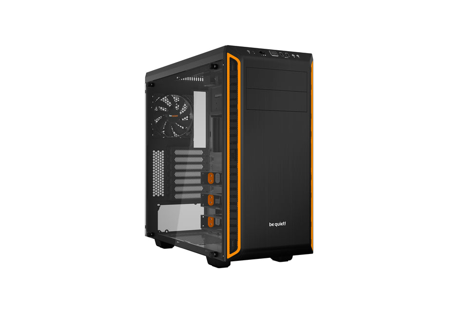 be quiet! Pure Base 600 Window Midi Tower Schwarz, Orange