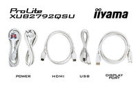 iiyama ProLite XUB2792QSU-W6 Computerbildschirm 68,6 cm (27") 2560 x 1440 Pixel Quad HD LED Weiß