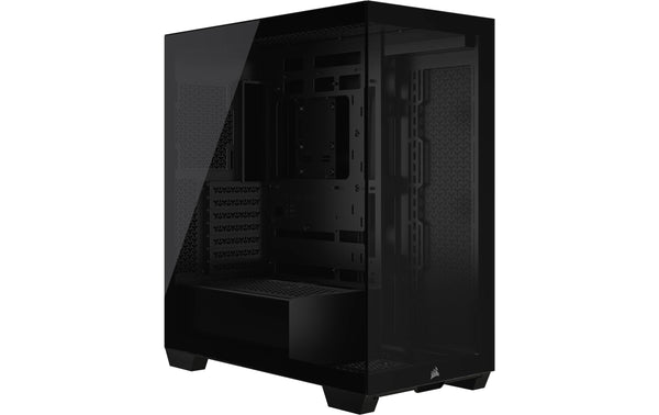 Corsair 3500X Boîtier Moyen Tour ATX noir avec panneau latéral en verre trempé et ports USB 3.2 Gen 2 Type-C, USB 3.2 Gen 1 Type-A