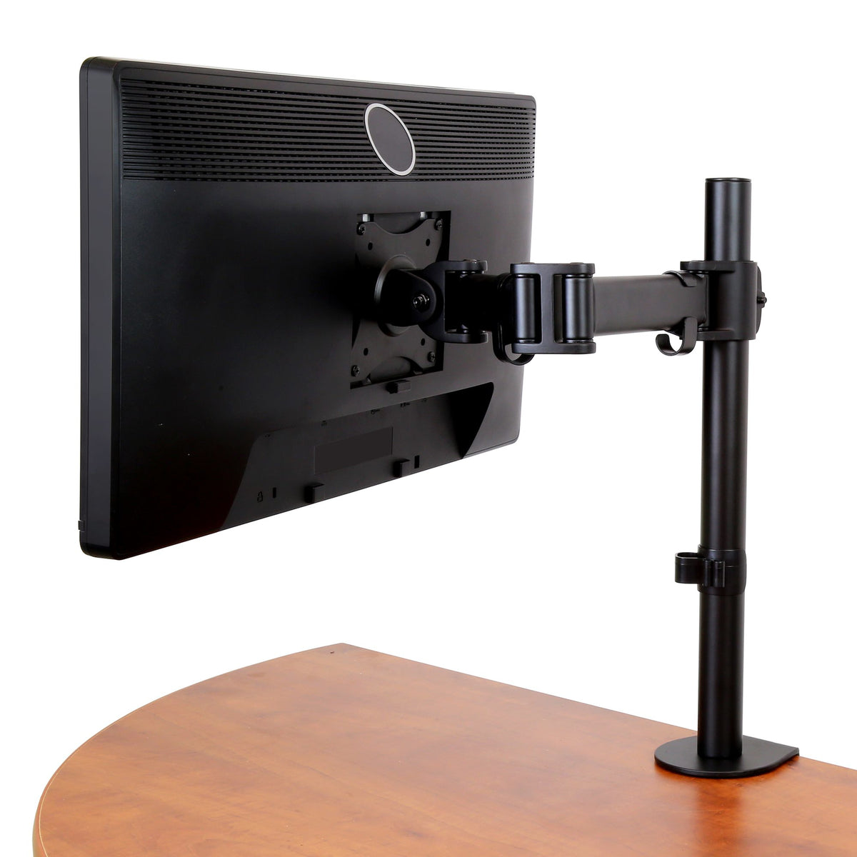 StarTech.com Monitorarm für VESA-Bildschirme bis zu 34" (8kg) - Gelenkige Monitor Halterung - Ergonomisch und Höhenverstellbar - Tischklemme oder Tischlochmontage - Schwarz