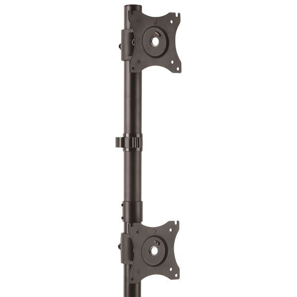 StarTech.com Tischhalterung für zwei Monitore, Vertikal, Stahl - Für bis zu Zwei 27" oder 34" (10kg) Ultrawide VESA Mount Monitore